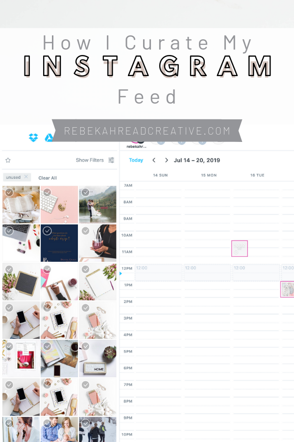 curate instagram feed