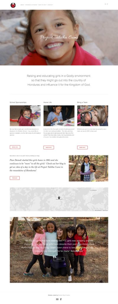nonprofit modern website-design