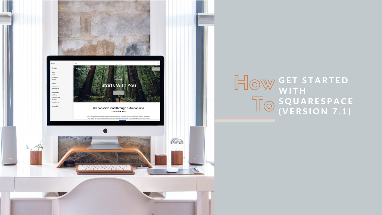 get started with Squarespace (version 7.1)