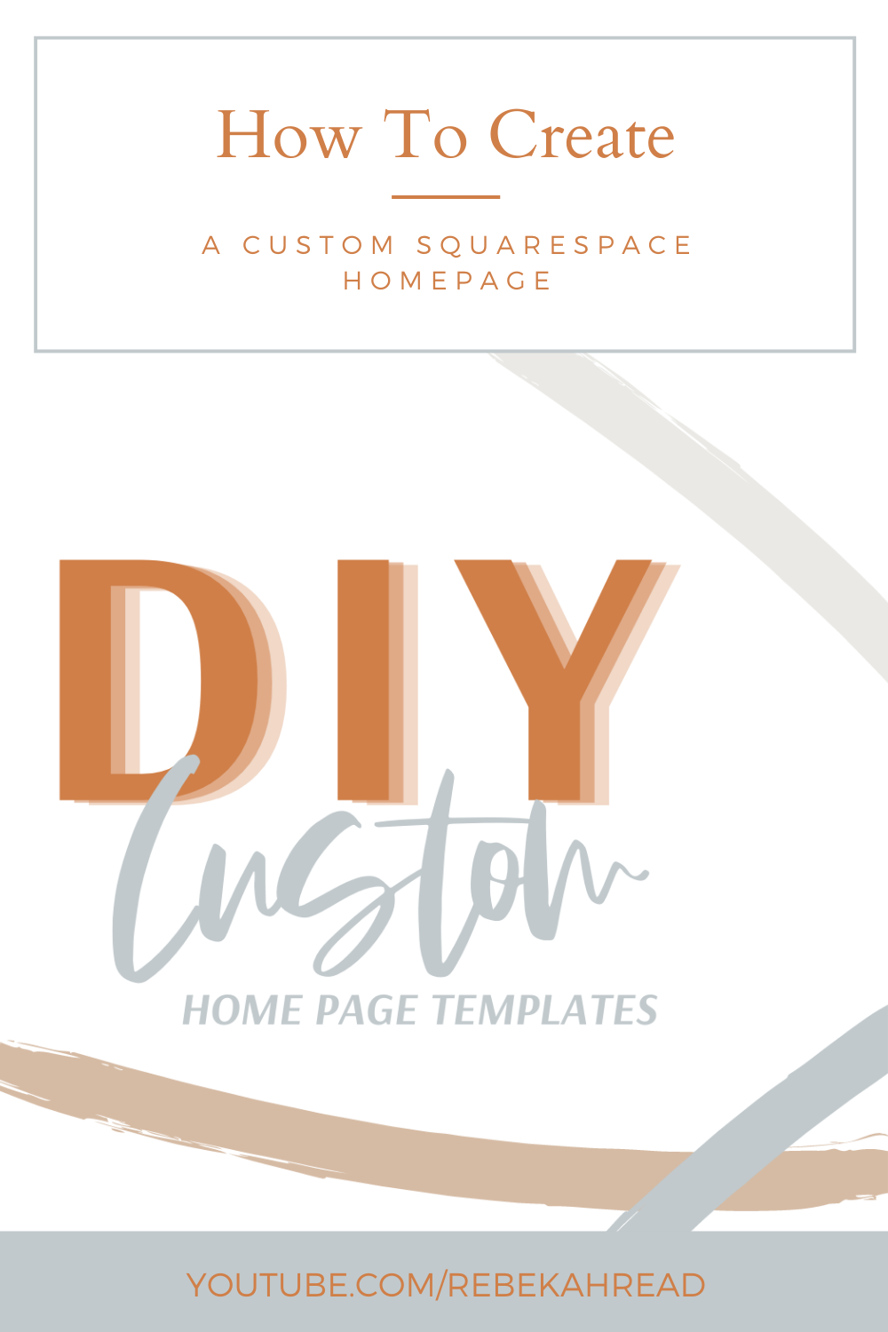 How To Create A Custom Squarespace Homepage Rebekah Read Creative