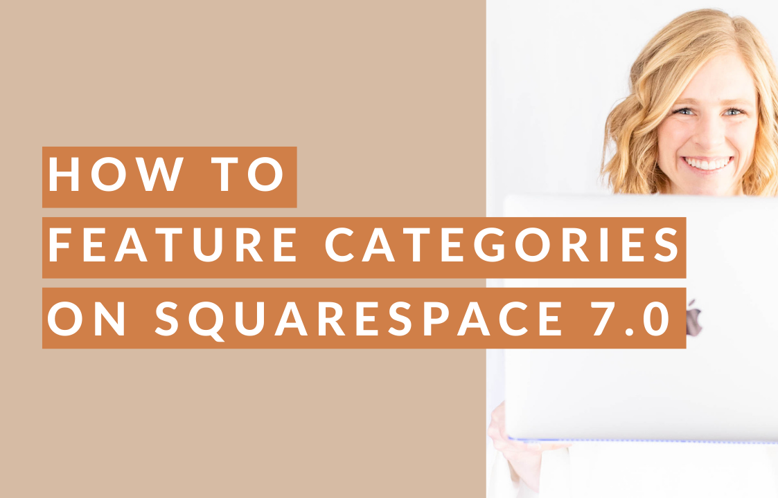 feature categories in squarespace