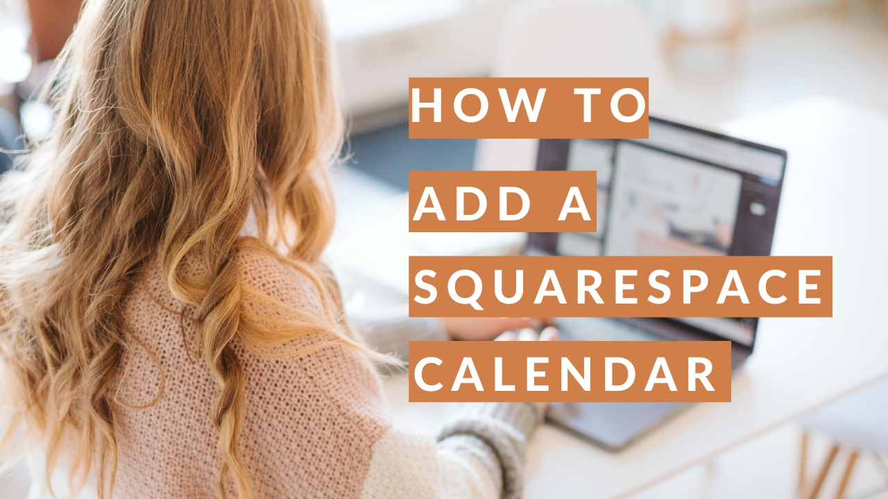 squarespace calendar how to